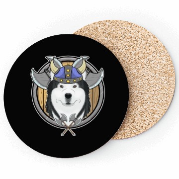 Discover Siberian Husky I Valhalla I Viking Coasters
