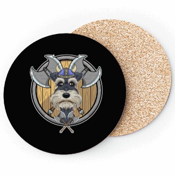 Discover Miniature Schnauzer I Valhalla I Viking Coasters
