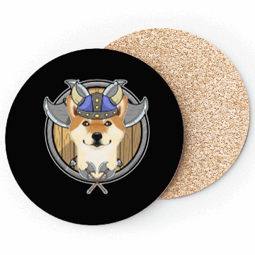 Discover Shiba Inu I Valhalla I Viking Coasters