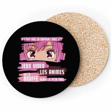 Discover Japan Manga Kawaii Girls Kids Anime Coasters