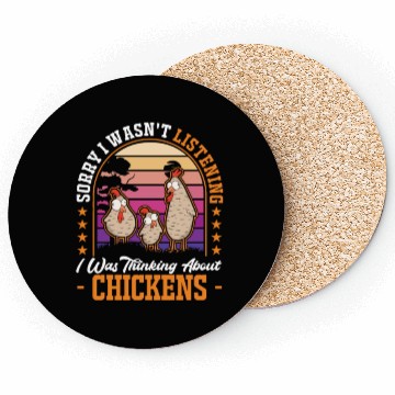 Discover Chickens Gift Chicken Coasters