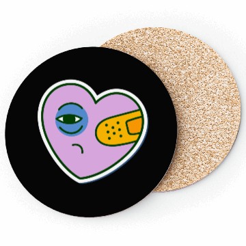Discover hurted heart Coasters