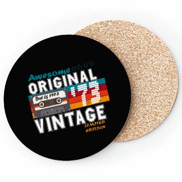 Discover 1973 Vintage Birthday Vintage Gift Retro Coasters