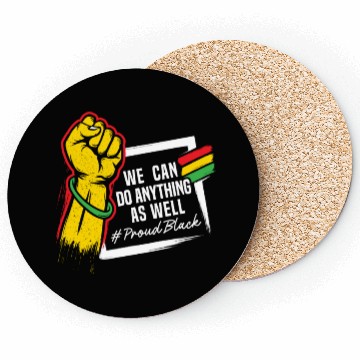 Discover We Can Do Anything As Well African American Black Coasters