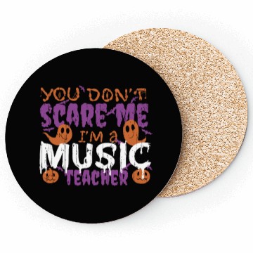 Discover Ghost Pumpkin Music Teacher Halloween Coasters