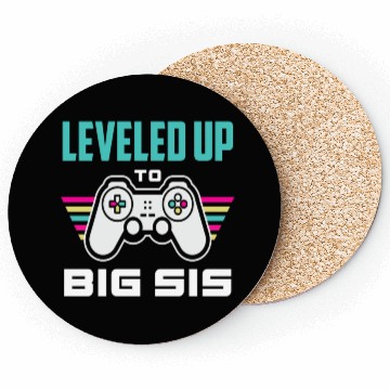 Discover Gamer Video Games Sister Coasters