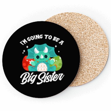 Discover Dinosaur Pregnant Sister Offspring Coasters
