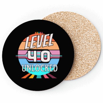 Discover 40th Birthday Bonus Level Coasters