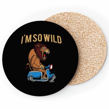 Discover Scooter Bike Scoot Moped I'm So Wild Coasters