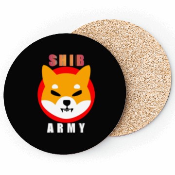 Discover Shiba army Coasters