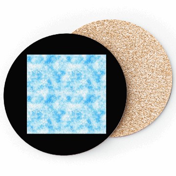Discover Blue White Snowflakes Pattern Coasters