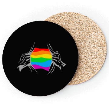 Discover Lesbian Gay Pride LGBT Super Strong Coasters