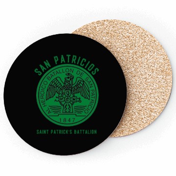 Discover San Patricios Saint Patrick's Battalion Coasters