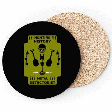 Discover WW2 Metal Detector Detectorist Coasters