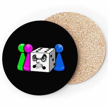 Discover Board Game Angry Dice Coasters