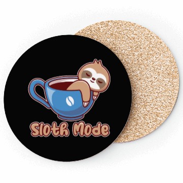 Discover Funny cute lazy sloth coffee design for cool sloth Coasters