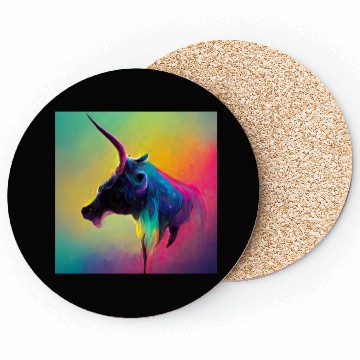 Discover Colorful Unicorn Cow Coasters