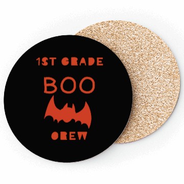 Discover 1st grade boo bat crew Coasters