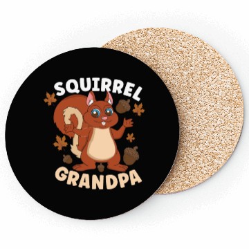 Discover Funny Squirrel Fan Squirrel Lover Chipmunk Addict Coasters
