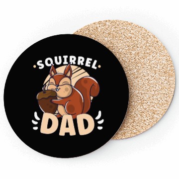 Discover Funny Squirrel Fan Squirrel Lover Chipmunk Addict Coasters