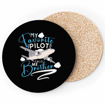 Discover Pilot Aviation Airplane Airline Captain Aviator Coasters