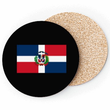 Discover Dominican Republic flag phone case Coasters