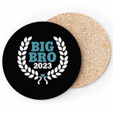 Discover Big Bro 2023 - Big Brother Baby Birth Boy Gift Coasters