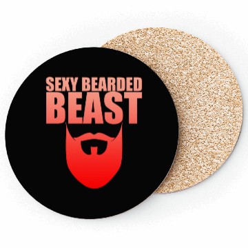 Discover Sexy Bearded Beast 2 Coasters