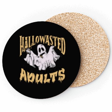 Discover Hallowasted - Halloween for adults - happy Coasters
