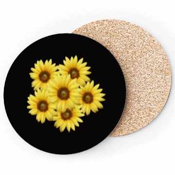 Discover Sunflower Sheet Stickers Coasters