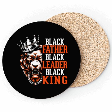 Discover African Daddy Black Dad Afro Lion Coasters