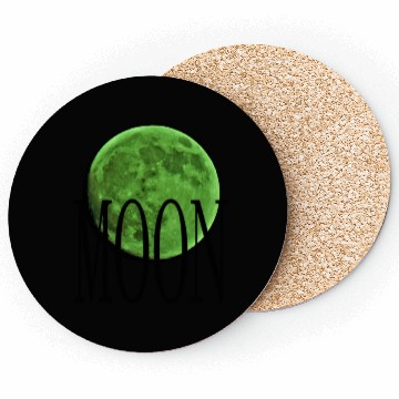 Discover Cradle - Emerald Green Moon Coasters