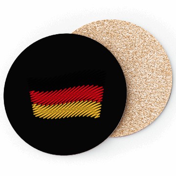 Discover National Flag Of Germany (Scribble) Coasters