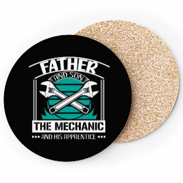 Discover Father & Son Newborn Dad Gift Coasters