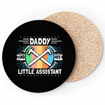 Discover Father Son Newborn Family Gift Idea Coasters