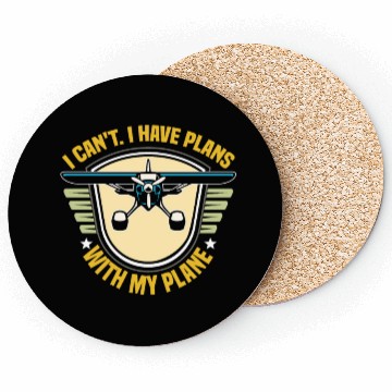 Discover Airline Pilot Pun Aircraft Plans With My Plane Coasters
