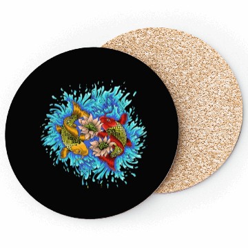 Discover Cool With Fish Coasters