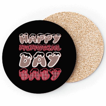 Discover Happy Memorial Day Baby Coasters