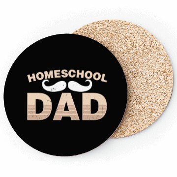 Discover Homeschool Dad Father Homeschooling Daddy Coasters