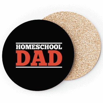 Discover Homeschool Dad Daddy Father Homeschooling Coasters