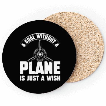 Discover Airline Pilot A Goal Without A Plane Aircraft Coasters