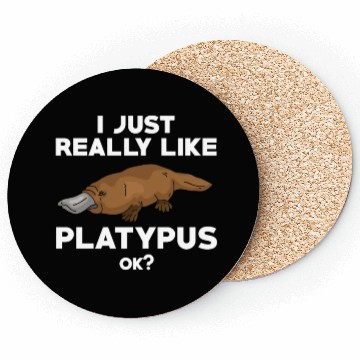 Discover Funny Platypus Lover Coasters