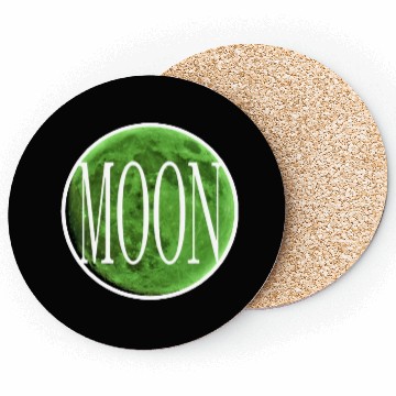 Discover Inset - Emerald Green Moon Coasters