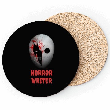 Discover Horror Writer Halloween Costume Coasters