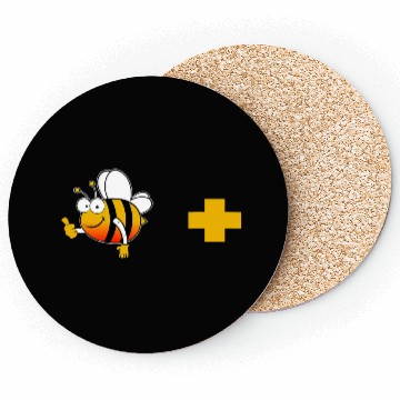 Discover Bee Positive Bee Lover Meme Coasters