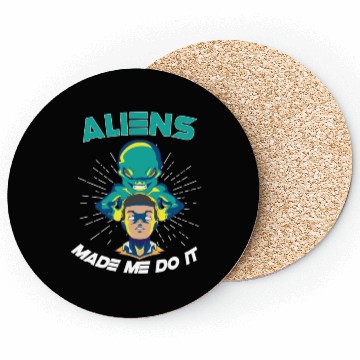 Discover Alien Extraterrestrial Area 51 UFO Space Geek Gift Coasters