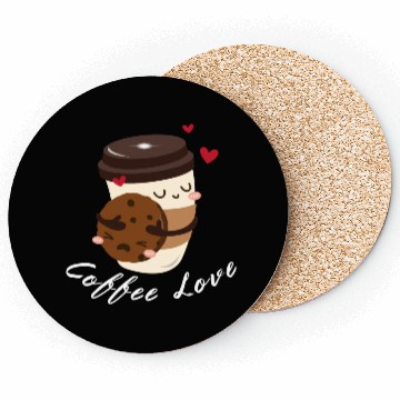 Discover Coffee love cappuccino caffeine Coasters