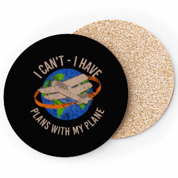 Discover Airline Pilot Aviation Pun For a Corporate Pilot Coasters