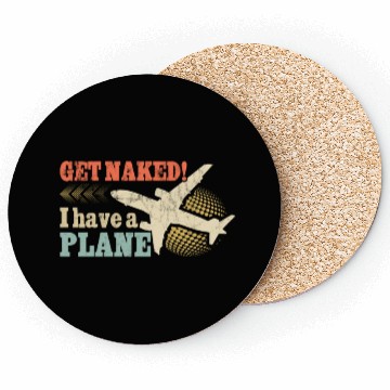 Discover Airline Pilot Aviation Pun For a Corporate Pilot Coasters