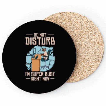 Discover Working Busy Cat Employee Cat Owner Worker Coasters